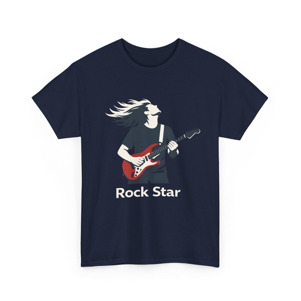 Rock Star T-Shirt — Electric Guitar Player Graphic Tee