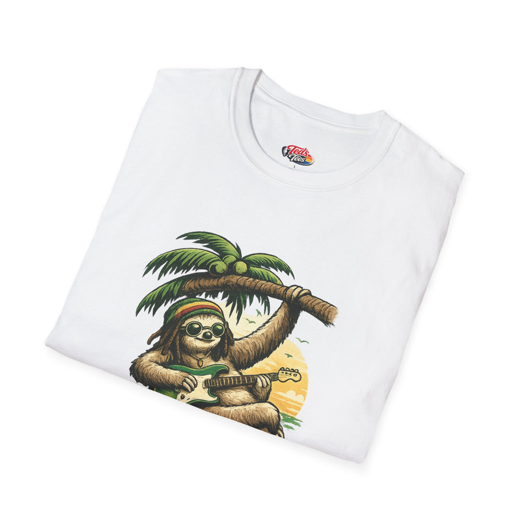 One Love One Chord Sloth T-Shirt — Reggae Guitar Graphic Tee
