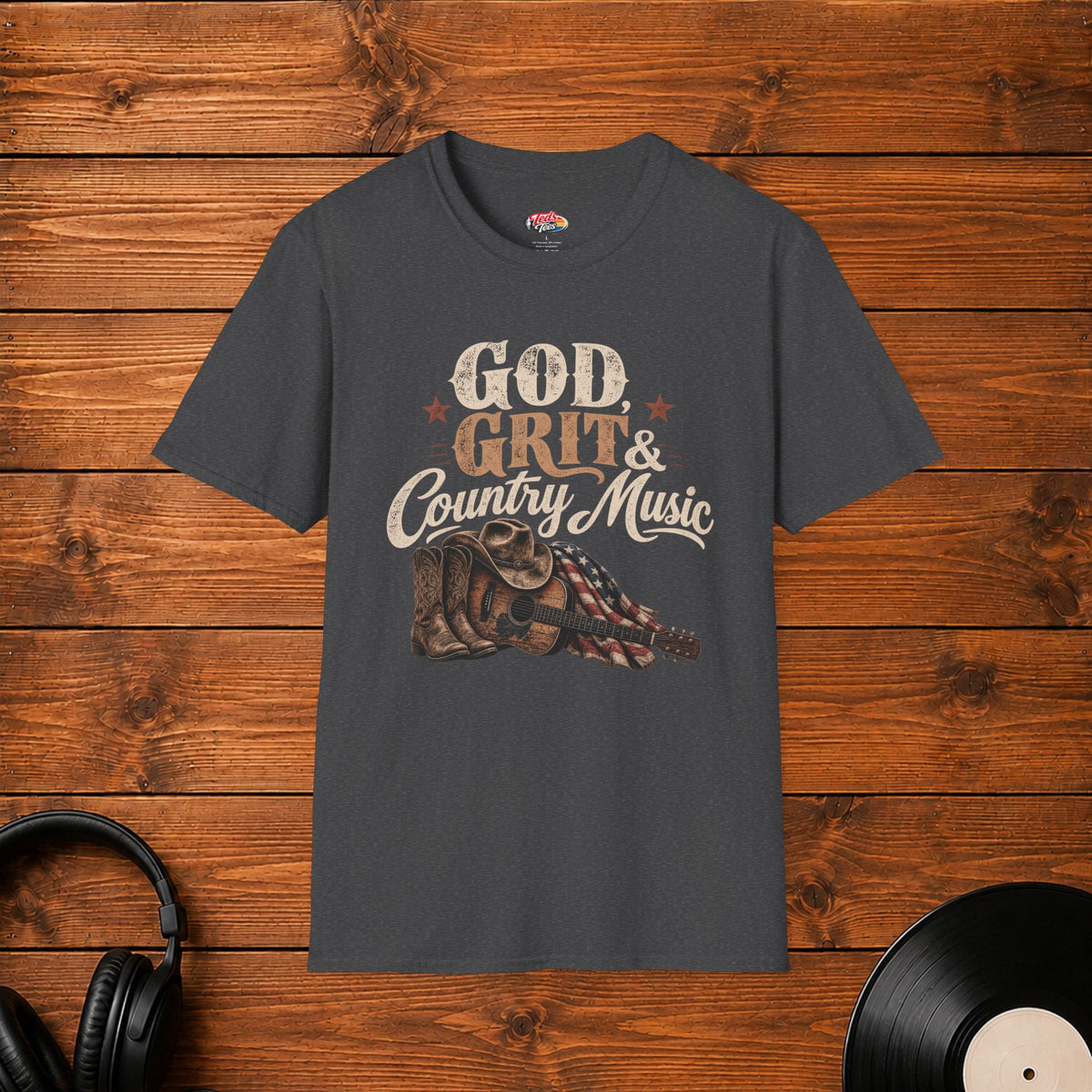 God Grit & Country Music T-Shirt
