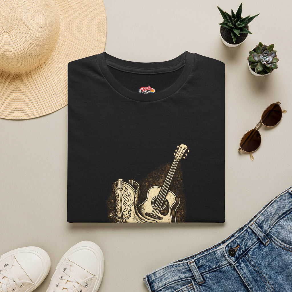 Country Guitar T-Shirt — "Keep It Country" Acoustic Music Tee
