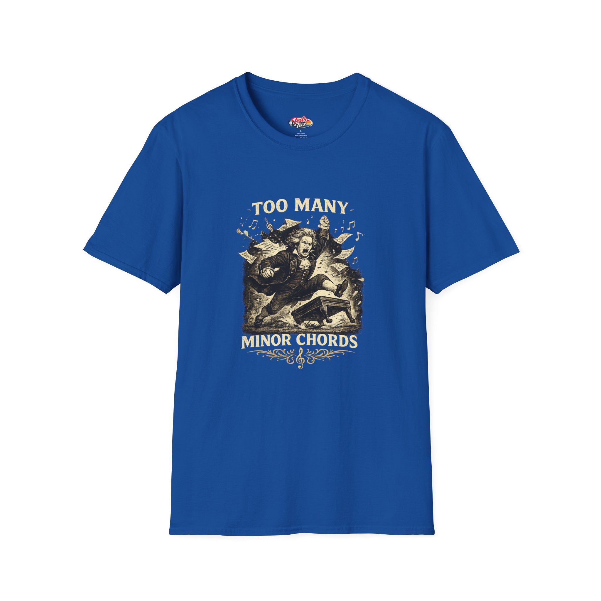 T-Shirt — “Too Many Minor Chords” Graphic Tee