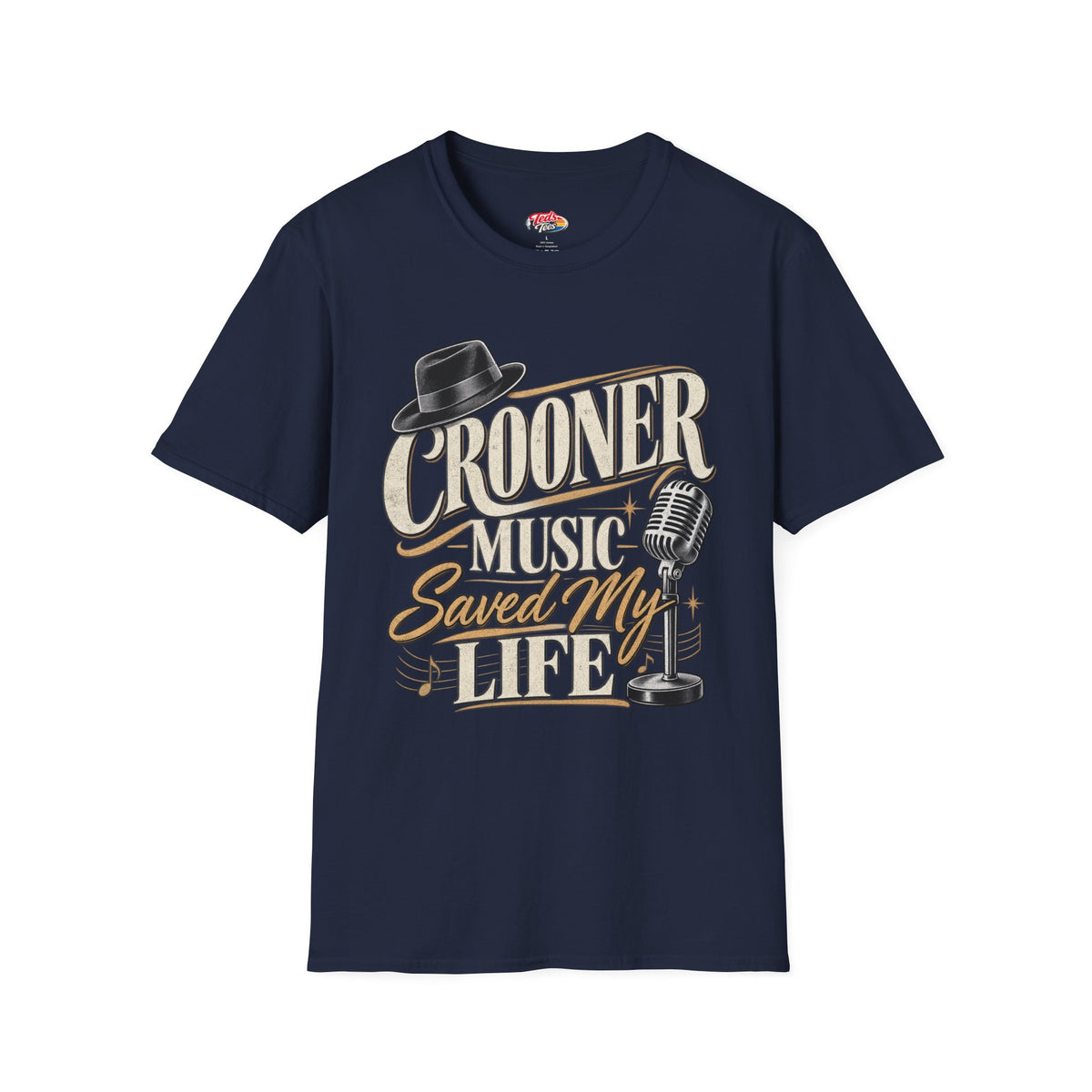 Crooner Music Saved My Life t-shirt