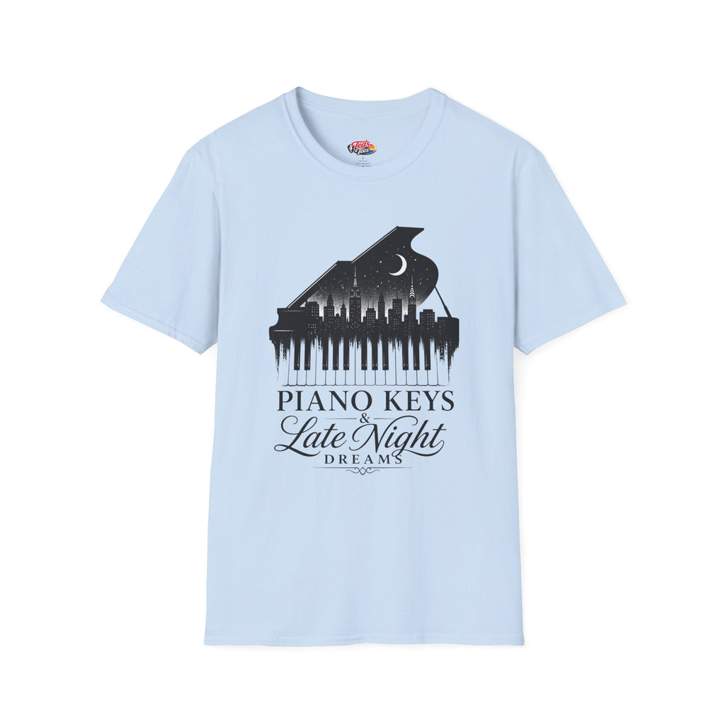 Piano Keys Late Night Dreams T-Shirt