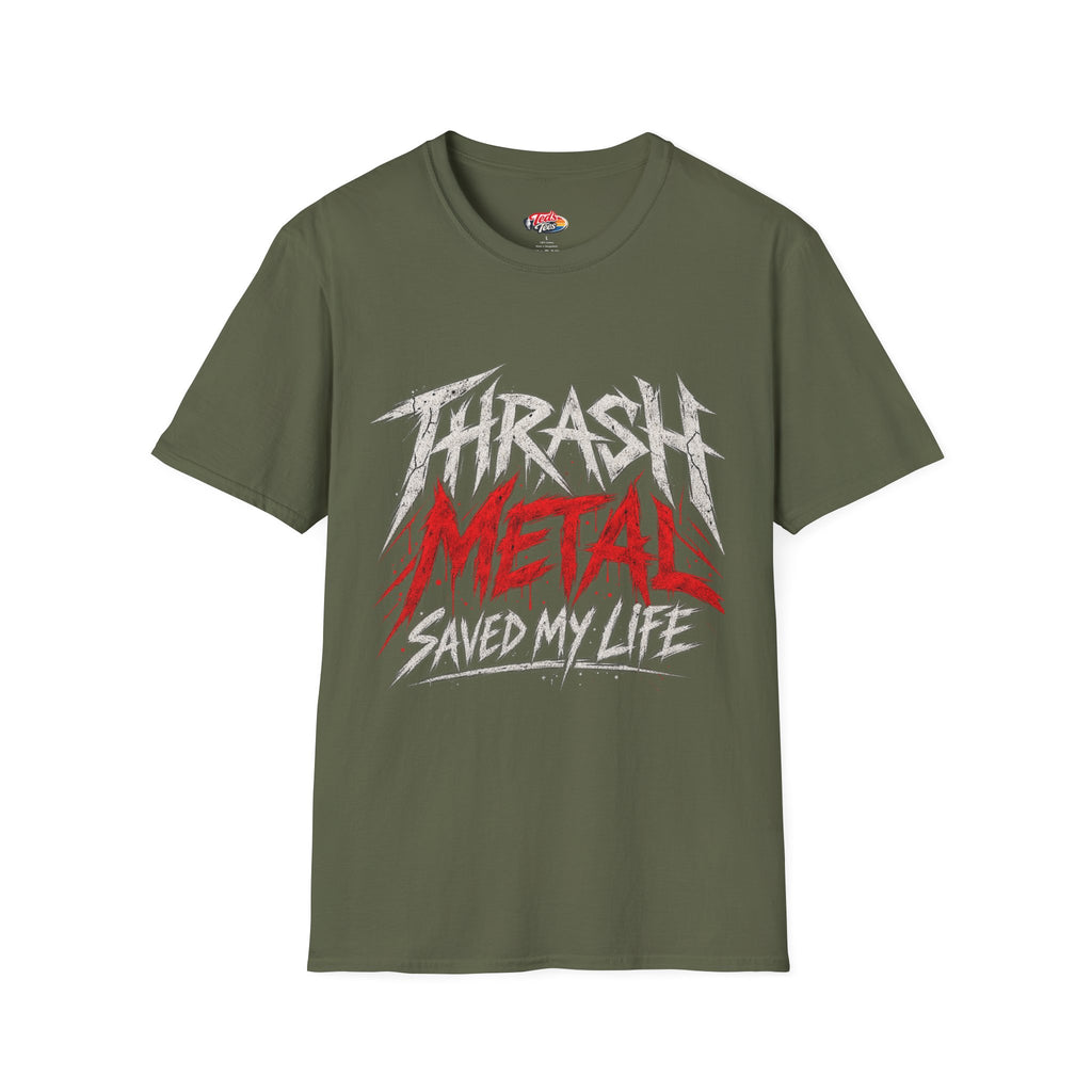 Thrash metal saved my life t-shirt