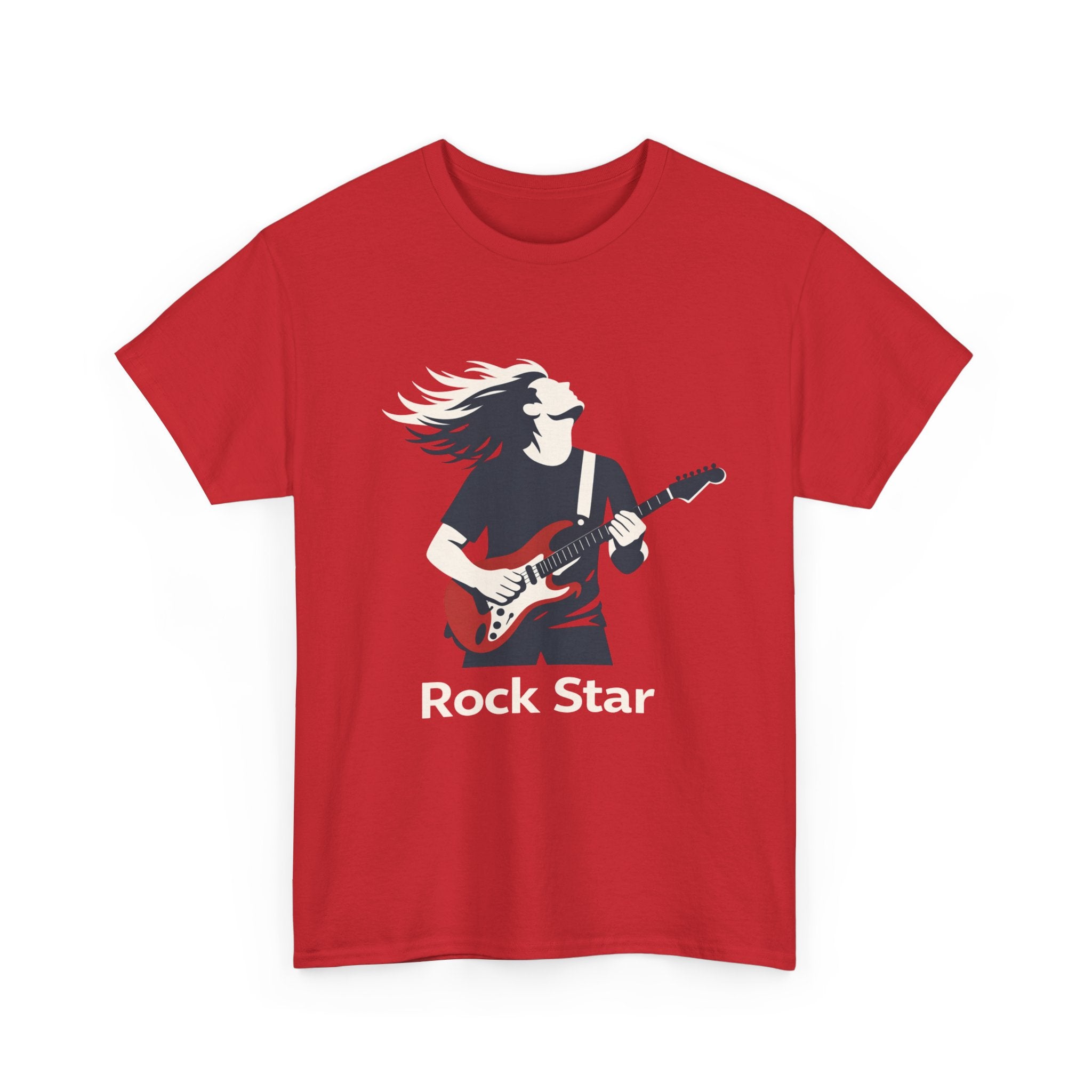 Rock Star T-Shirt — Electric Guitar Player Graphic Tee
