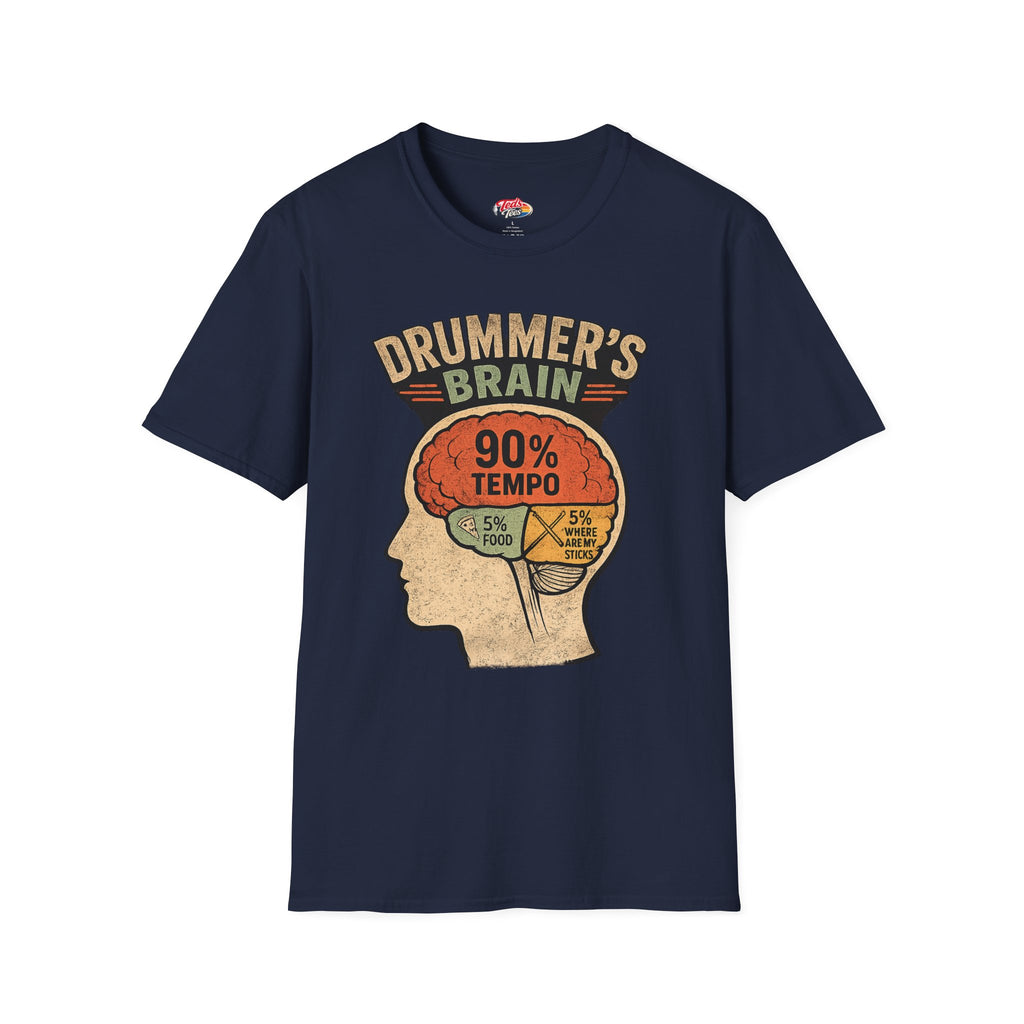 Drummer's Brain 90% Tempo T-Shirt