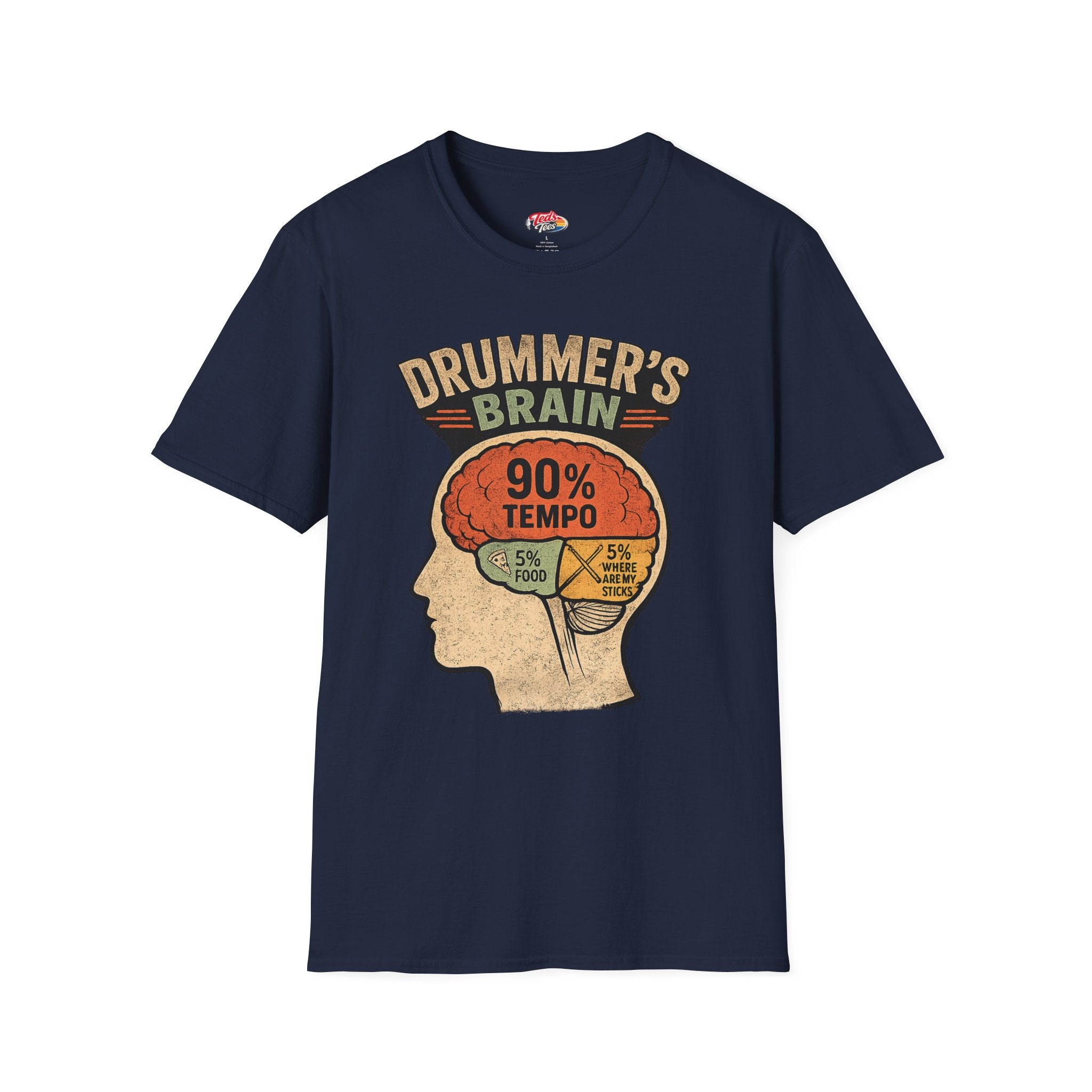 Drummer's Brain 90% Tempo T-Shirt