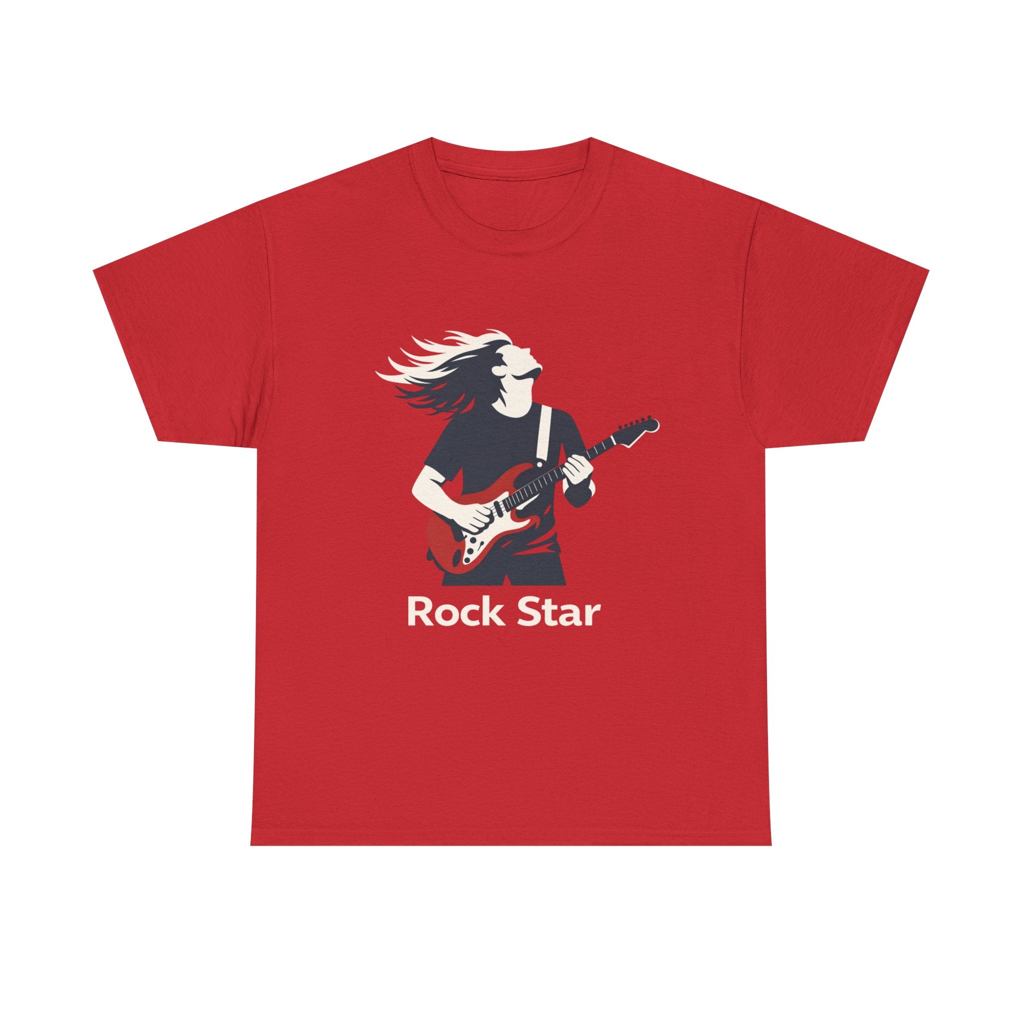 Rock Star T-Shirt — Electric Guitar Player Graphic Tee