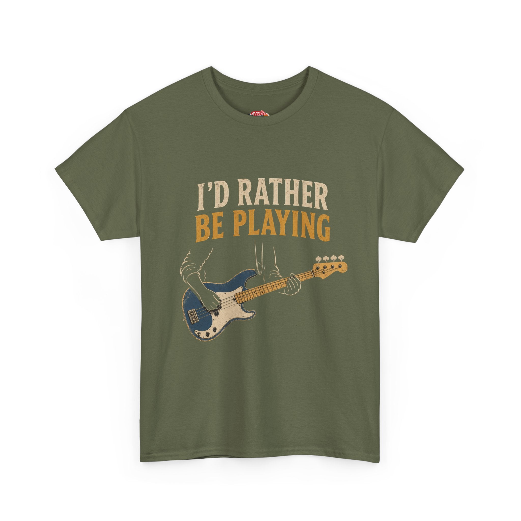 Electric Bass 'I'd Rather Be Playing' Tee