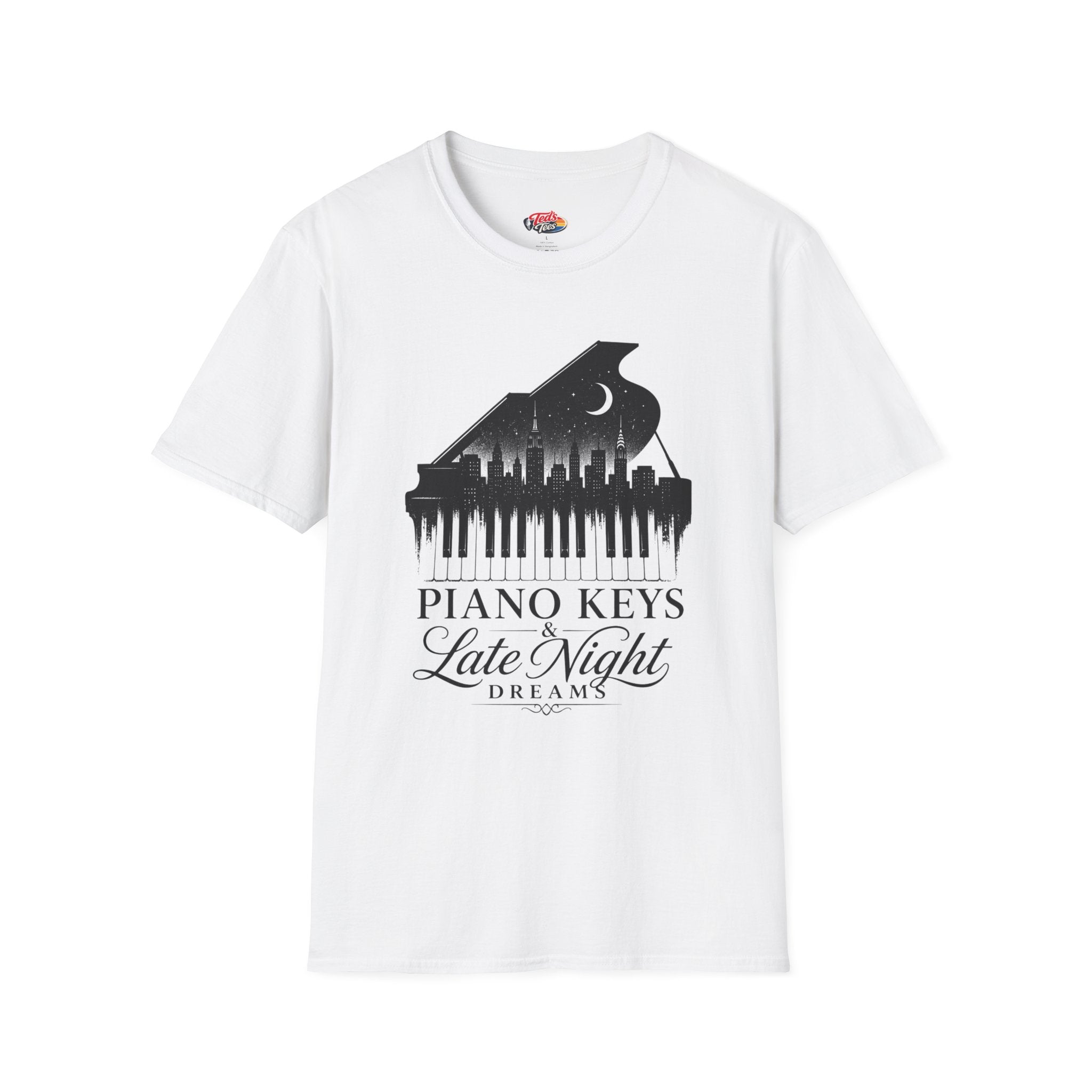 Piano Keys Late Night Dreams T-Shirt