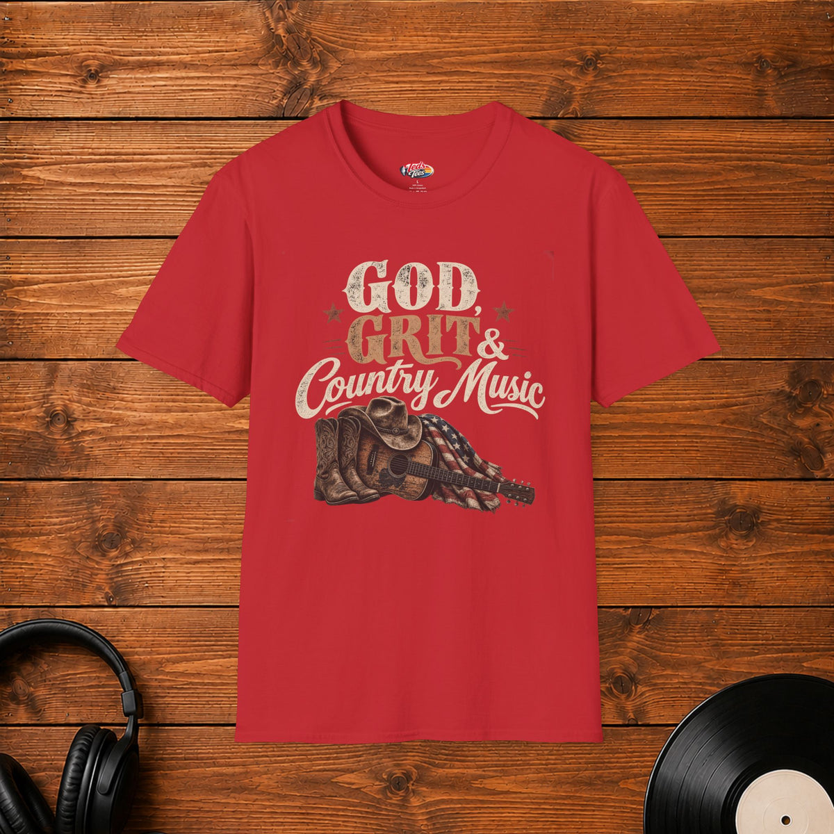 God Grit & Country Music T-Shirt