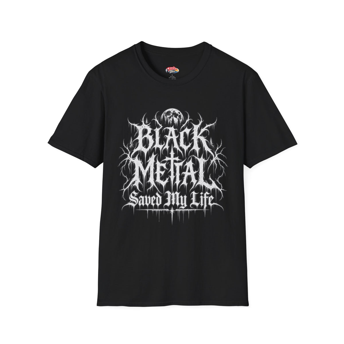 Black metal saved my life t-shirt