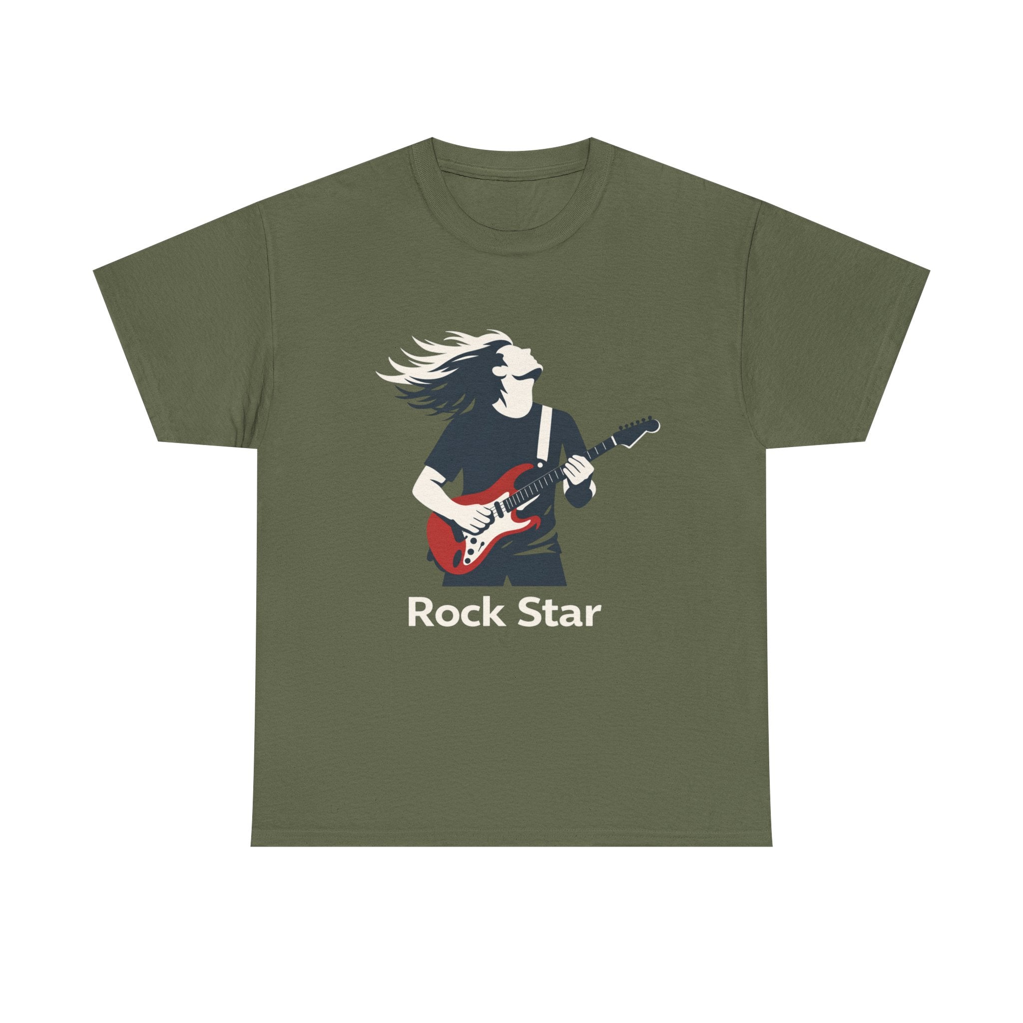 Rock Star T-Shirt — Electric Guitar Player Graphic Tee