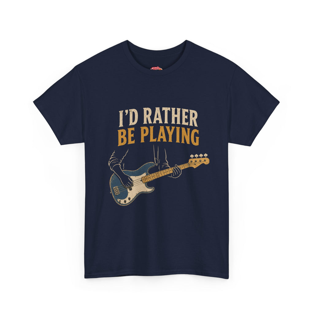 Electric Bass 'I'd Rather Be Playing' Tee