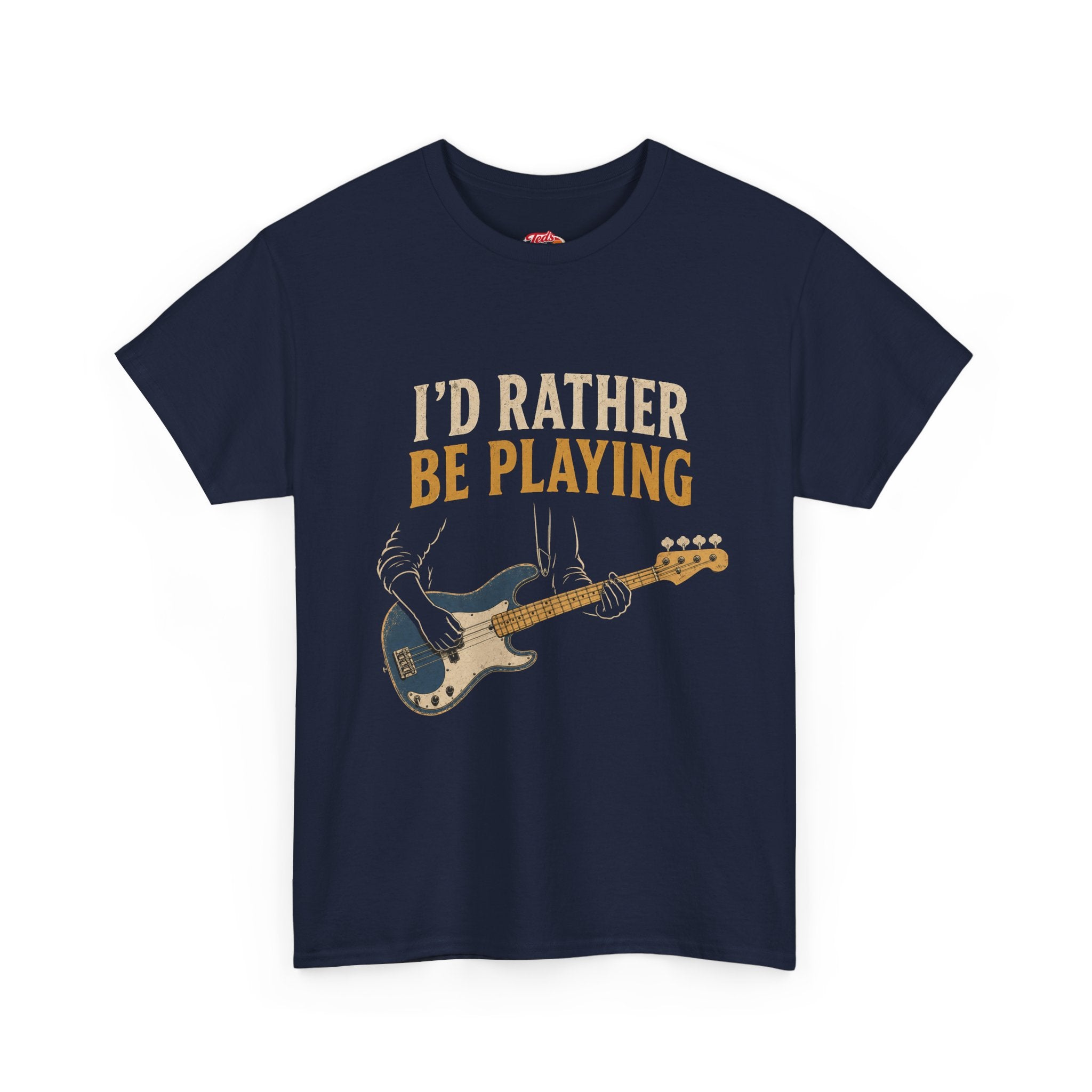 Electric Bass 'I'd Rather Be Playing' Tee