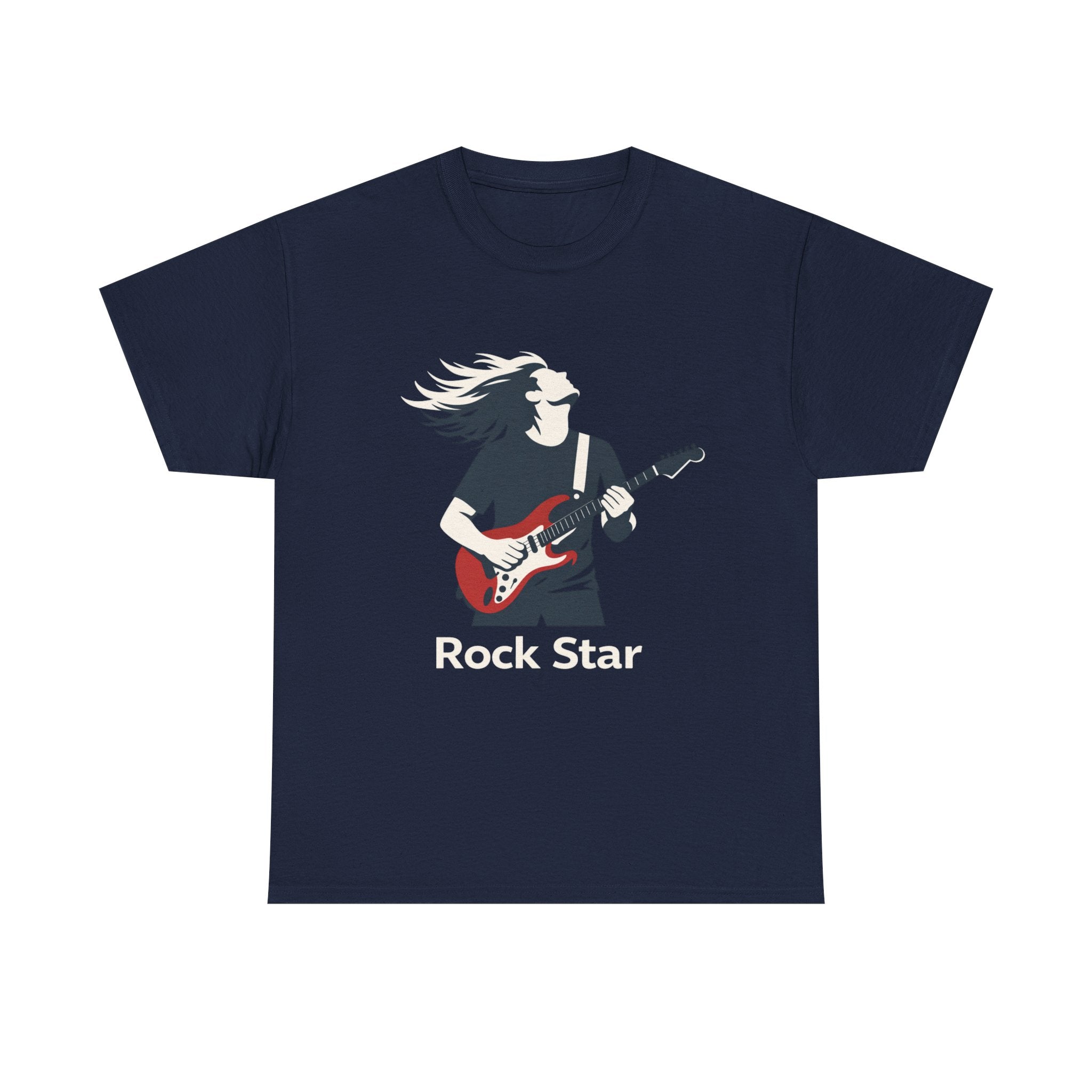 Rock Star T-Shirt — Electric Guitar Player Graphic Tee