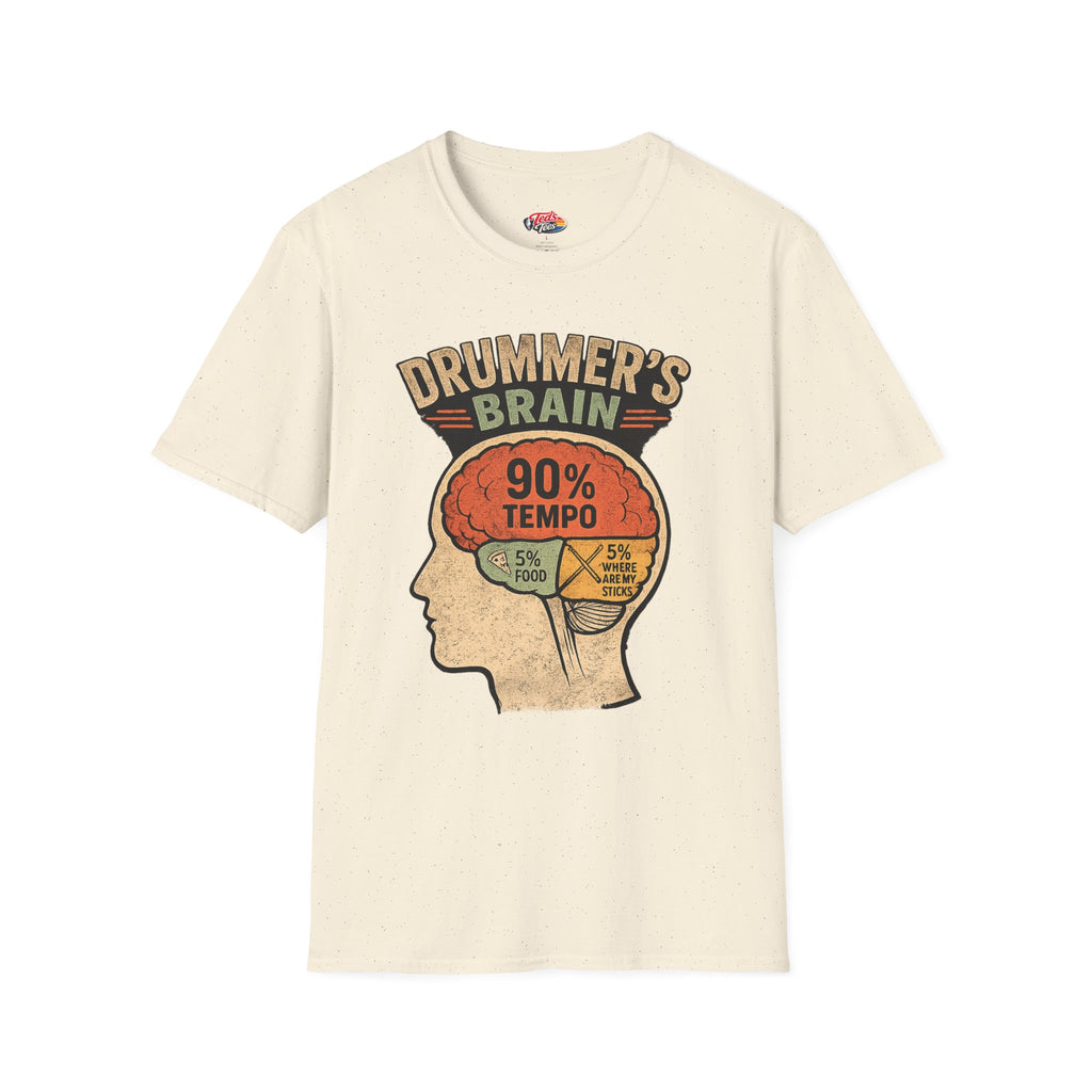 Drummer's Brain 90% Tempo T-Shirt