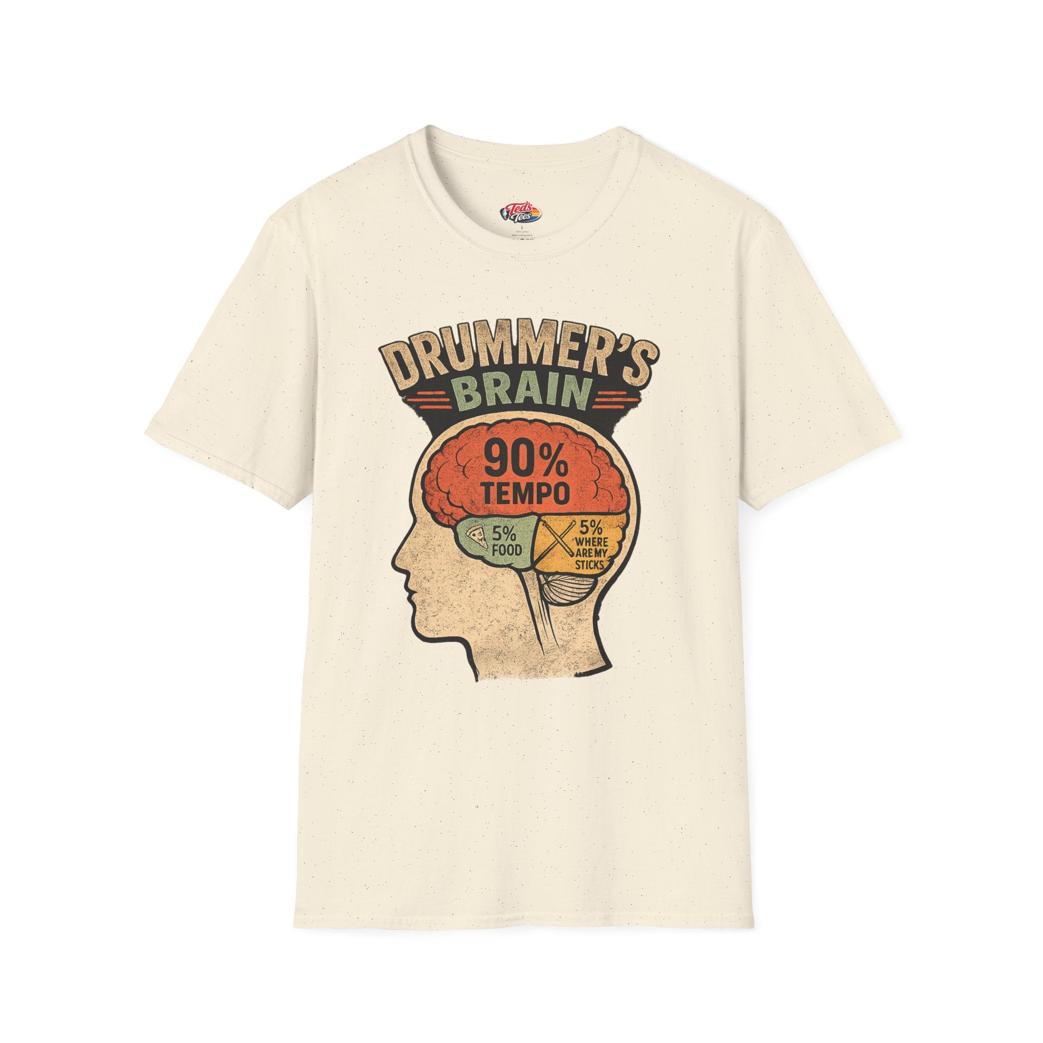 Drummer's Brain 90% Tempo T-Shirt