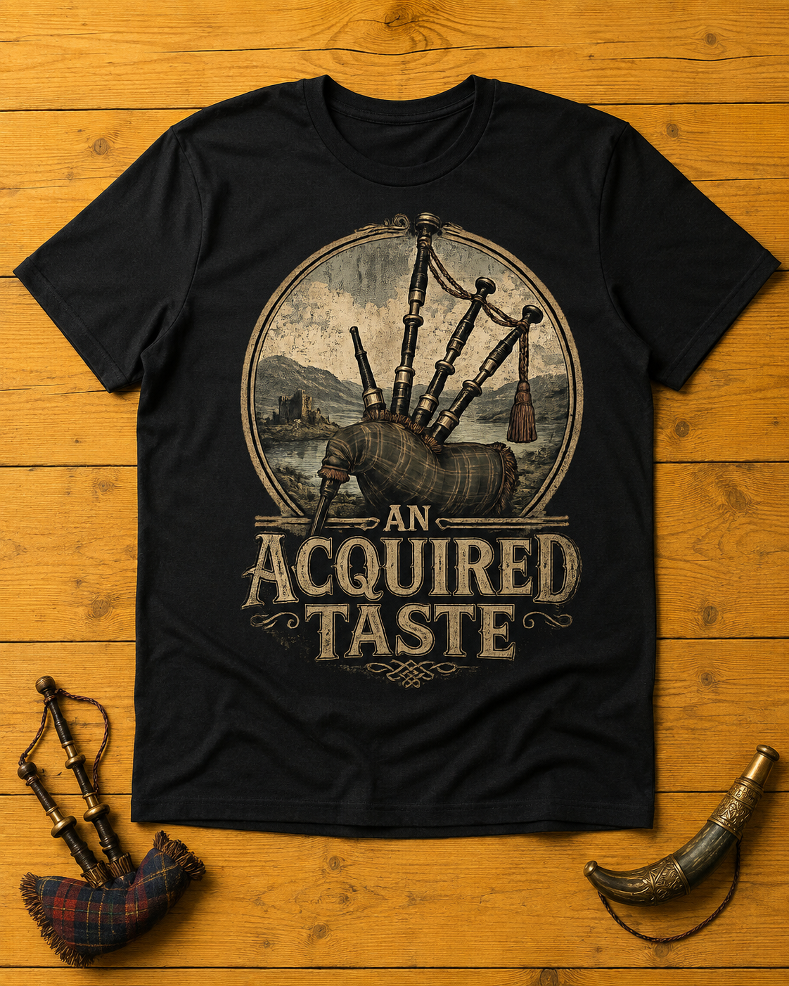 “An Acquired Taste” Scottish Music T-Shirt