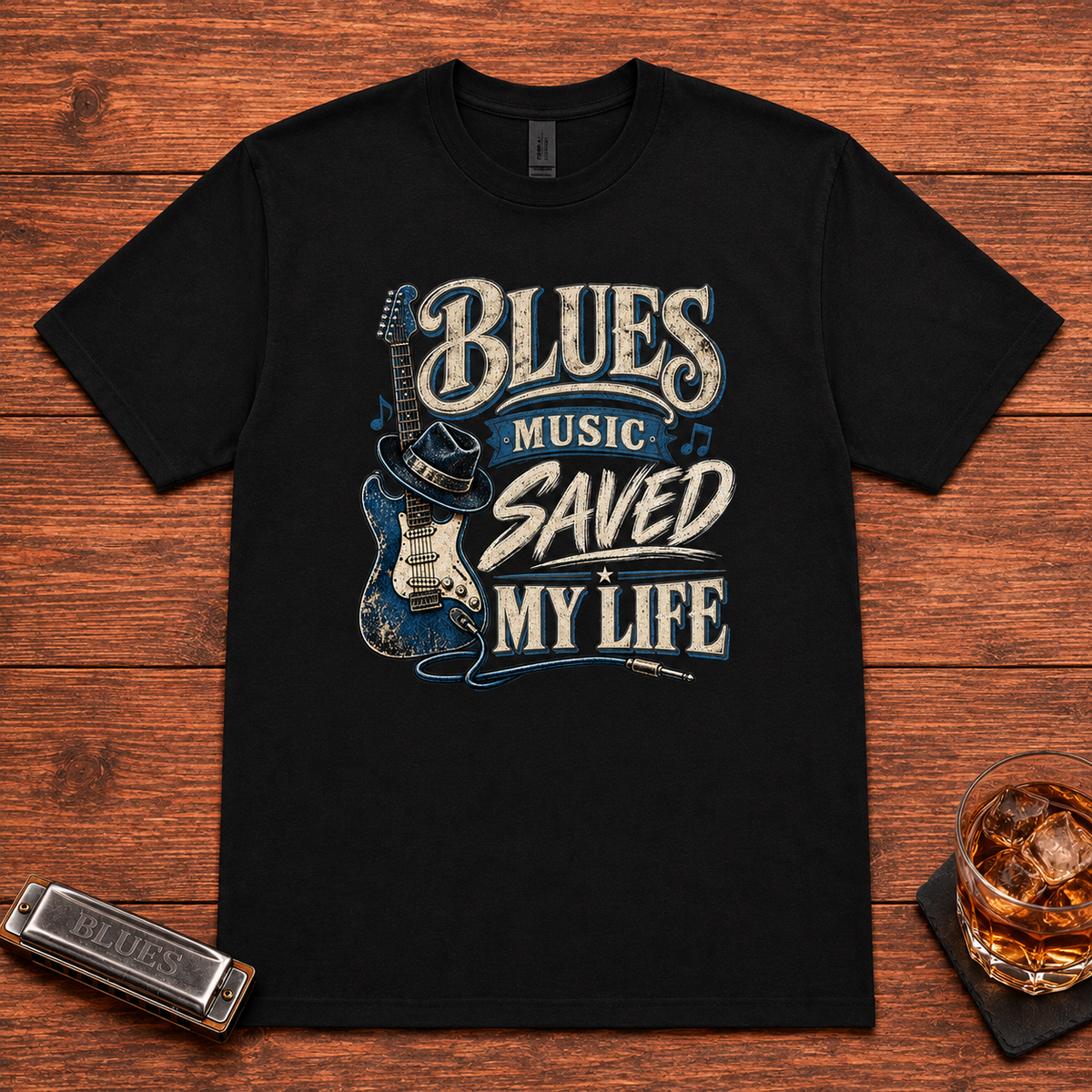 Blues Music Saved My Life T-Shirt