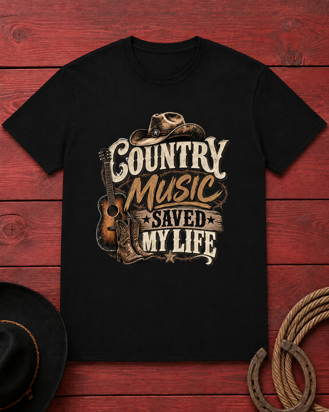 Country Music Saved My Life T-Shirt
