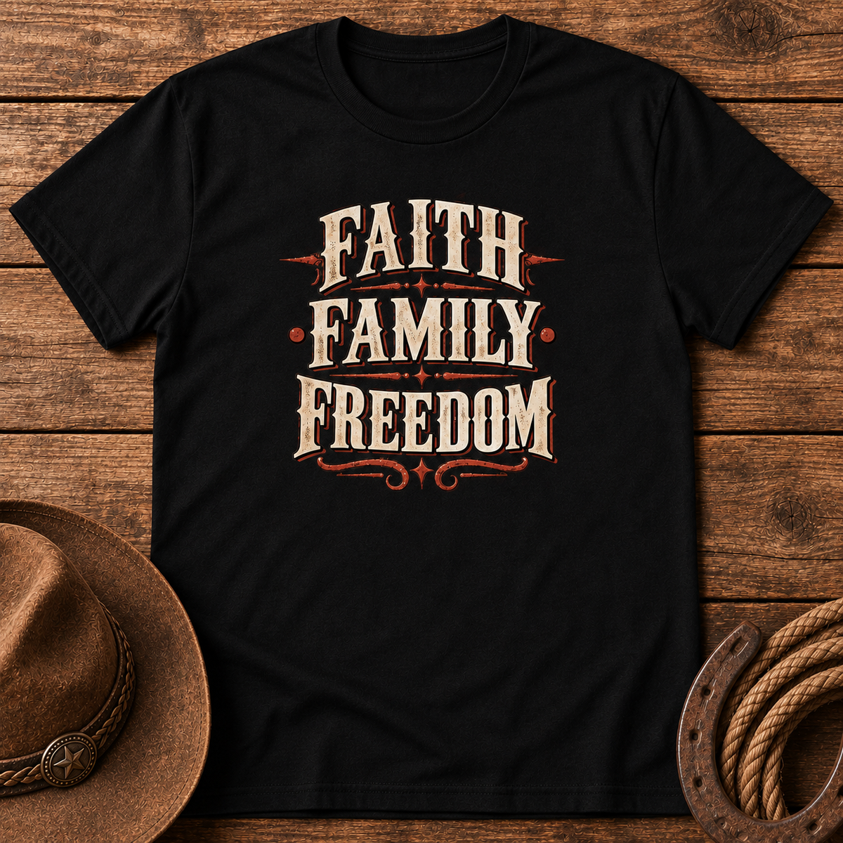 Faith Family Freedom T-Shirt