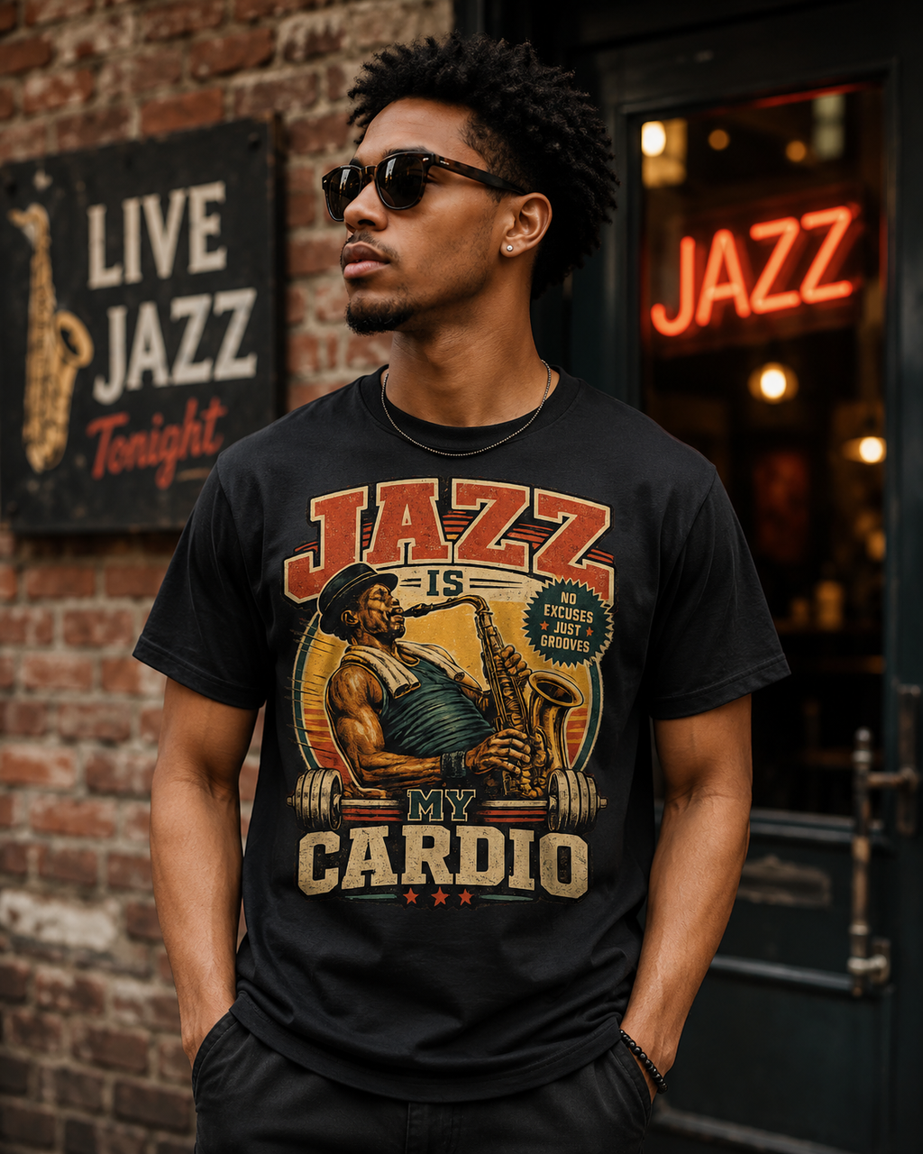 T-Shirt Jazz is my cardio