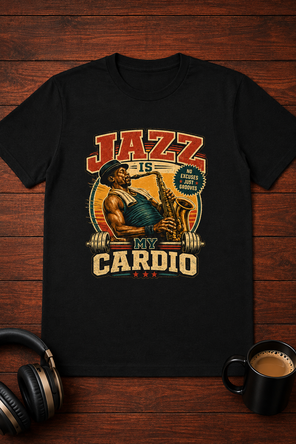 T-Shirt Jazz is my cardio