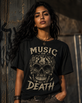 Music or Death Skull T-Shirt