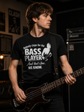 Bass Player T‑Shirt — "Nobody Claps for the Bass Player" Guitarist Gift Tee