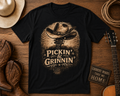 Pickin' & Grinnin' Cowboy T-Shirt