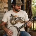Porch Certified T-Shirt — Rustic Banjo Country Porch Vibes Top