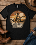 Ride the Rhythm Cowboy Guitar T-Shirt