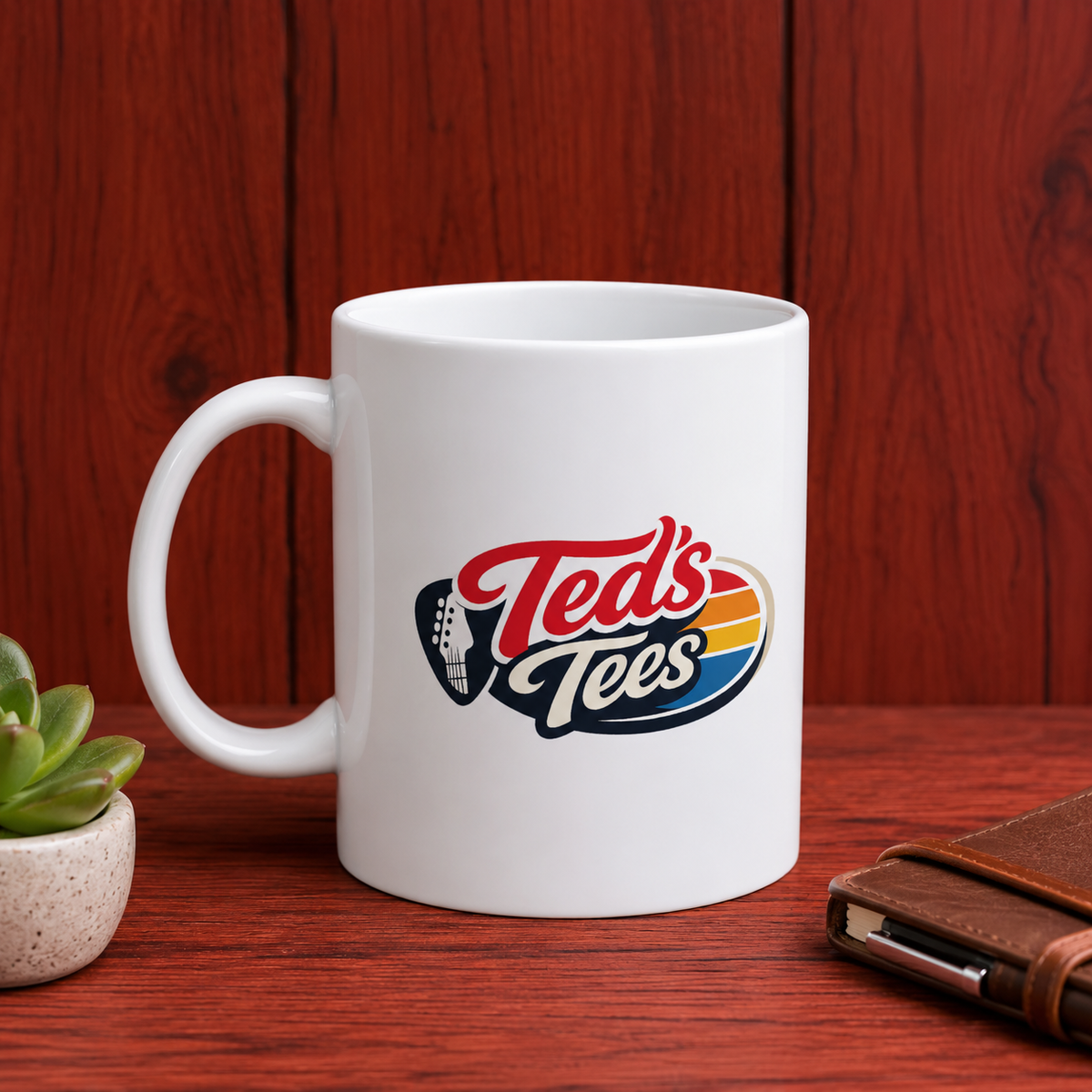 Ceramic Mug — "Ted's Tees" Coffee Mug (11oz)