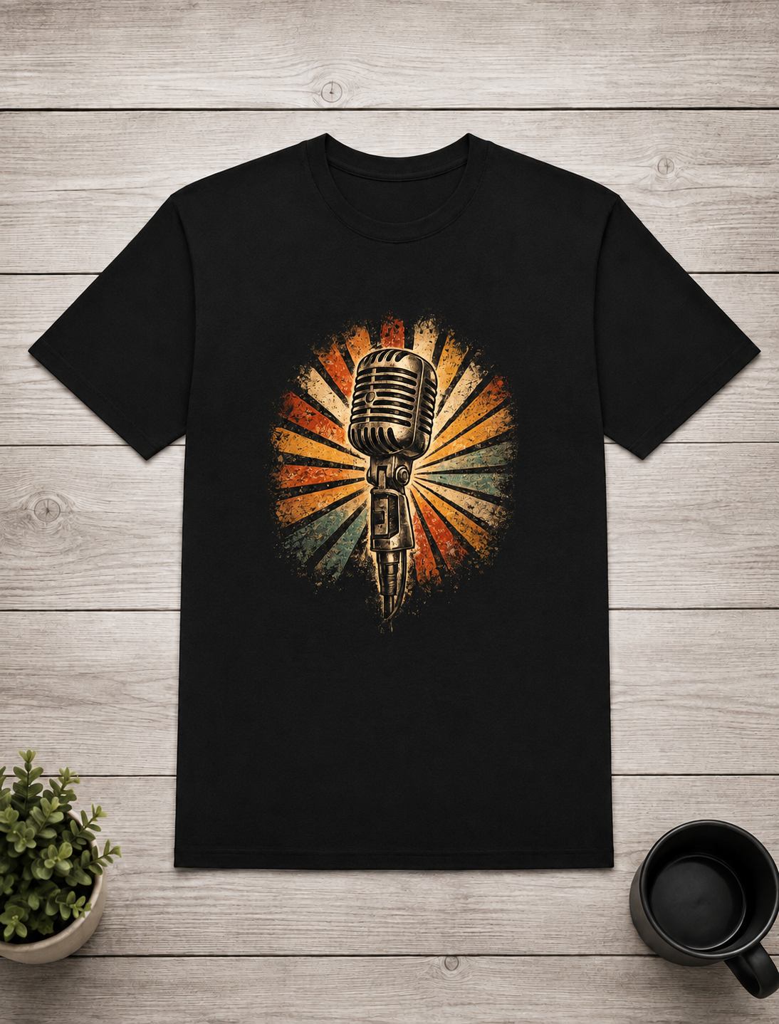 Vintage Microphone T-Shirt
